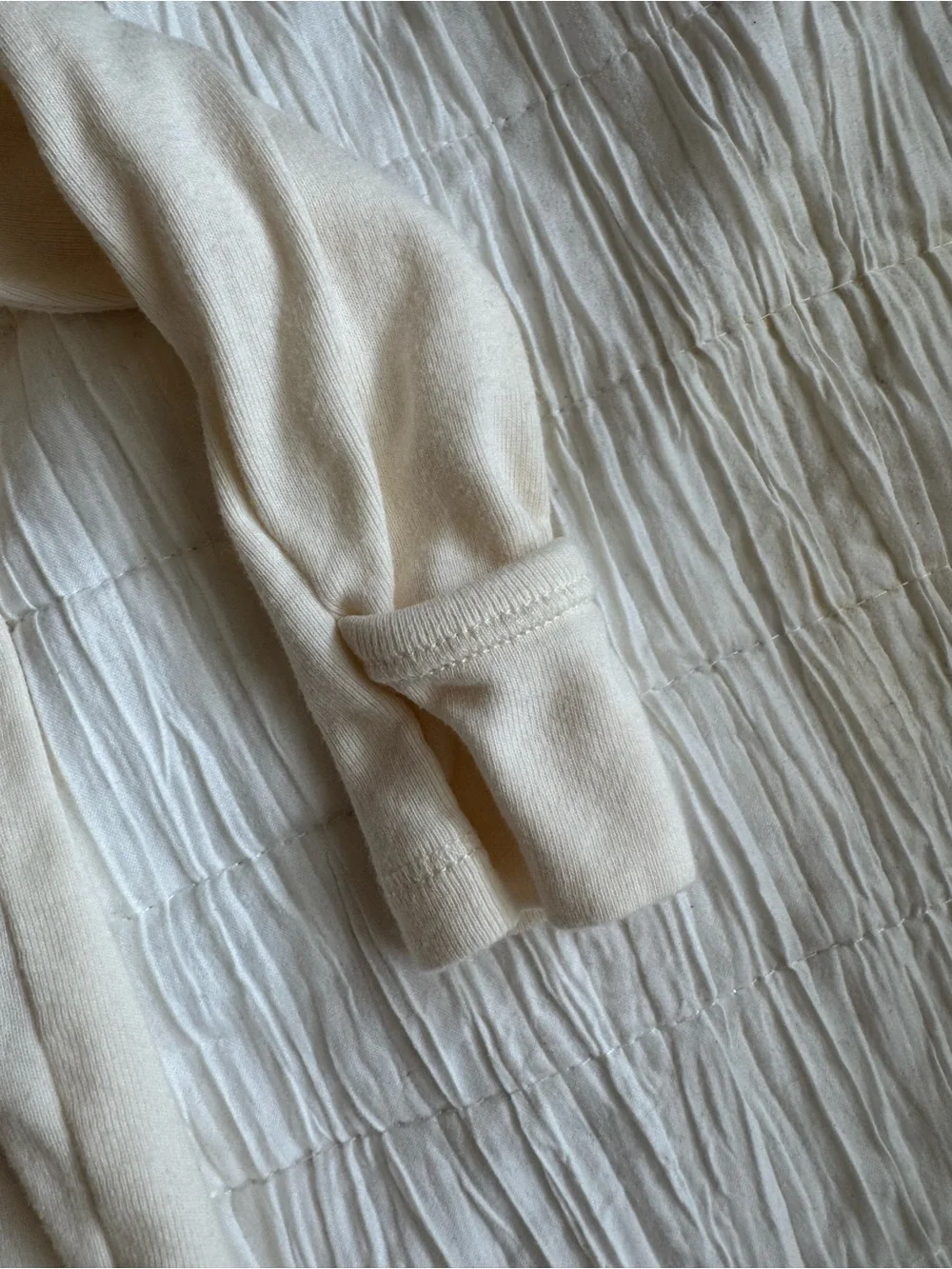 Old Navy Cream 'Little Turkey' Kids Footed One-Piece